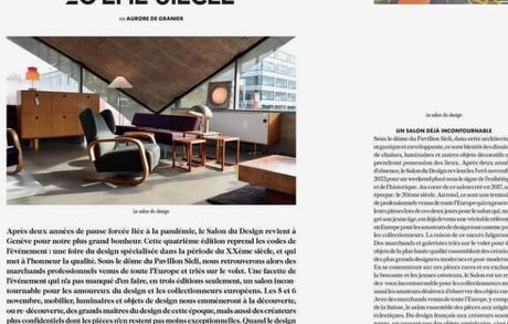 Le Salon du Design 2022 IMG 0014 Buma Möbelklassiker Vintage-Klassiker und Designermöbel Möbel Olten Zürich Schweiz