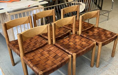 Stuhlset Robert Haussmann, 1963 (soon online) IMG 5615 Buma Möbelklassiker Vintage-Klassiker und Designermöbel Möbel Olten Zürich Schweiz