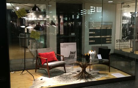 Dezember- Schaufenster Img 2711 Buma Möbelklassiker Vintage-Klassiker und Designermöbel Möbel Olten Zürich Schweiz